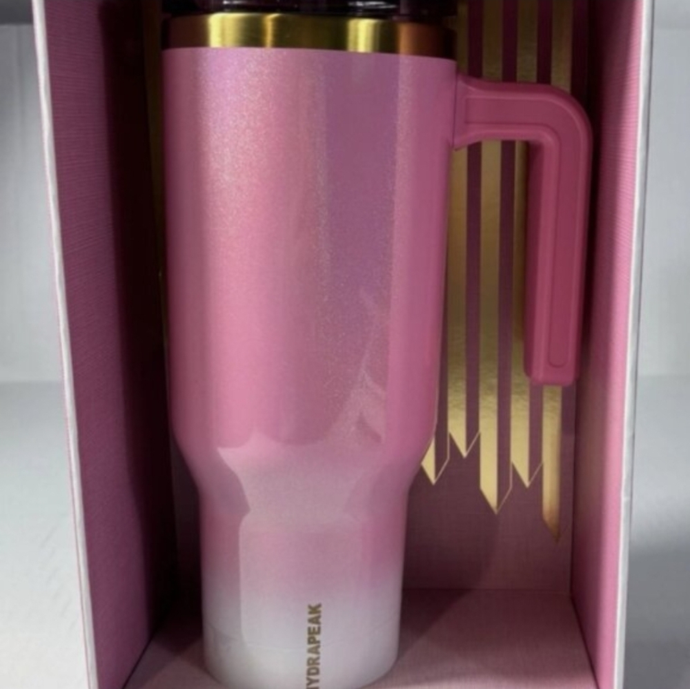 Hydrapeak Pink Glitter and Gold Tumbler - Picture 2 of 5